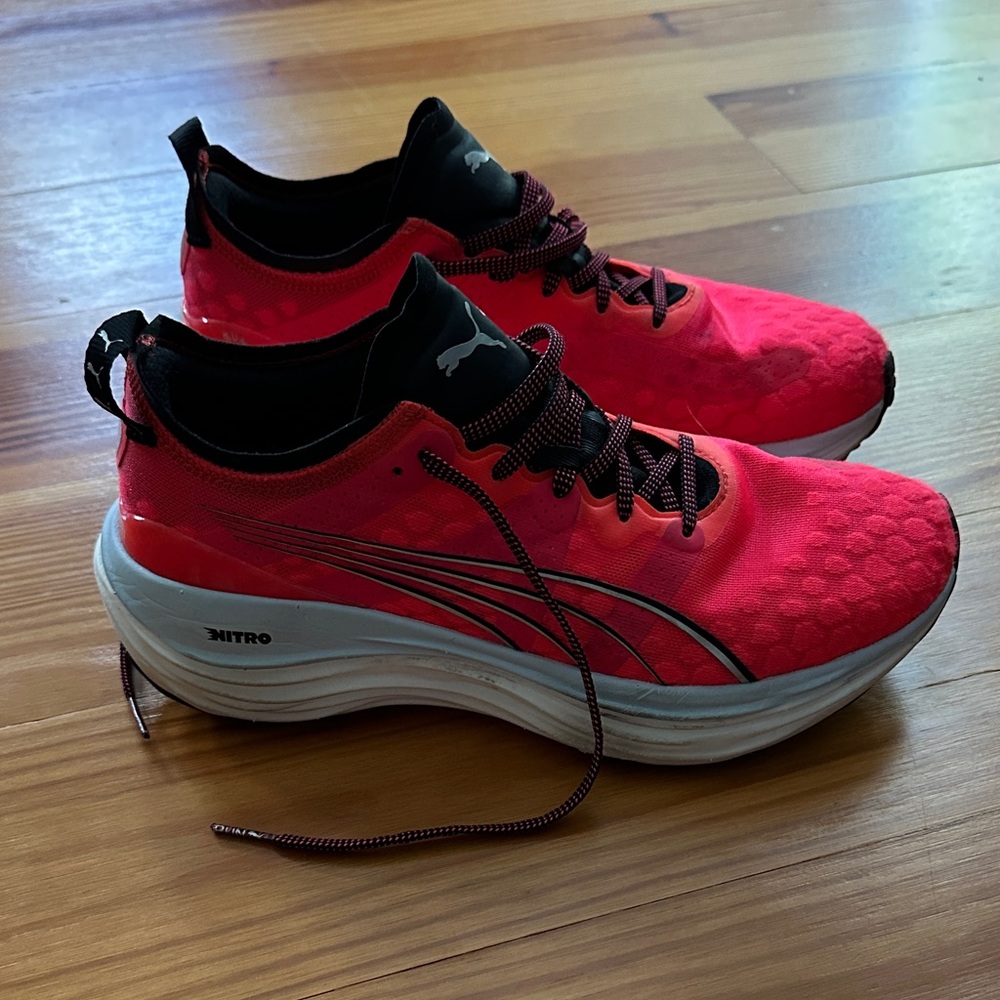 Puma Bright Pink Athletic Shoes